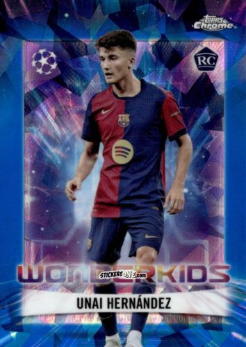Sticker Unai Hernandez - Chrome Uefa Club Competitions 2024-2025 n. WK-10 - Topps