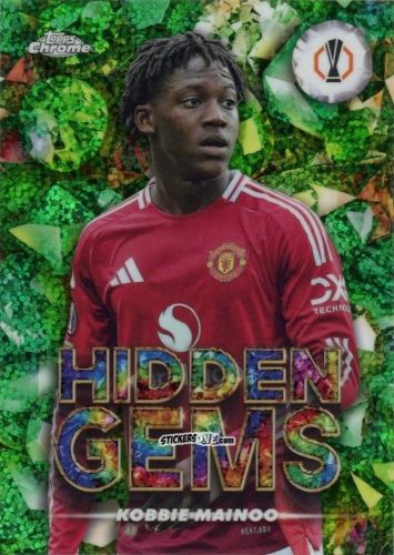 Figurina Kobbie Mainoo - Chrome Uefa Club Competitions 2024-2025 n. HG-2 - Topps