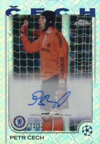 Figurina Petr Cech - Chrome Uefa Club Competitions 2024-2025 n. CA-PC - Topps