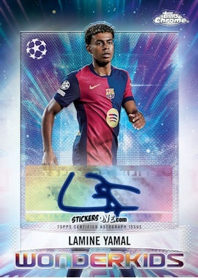 Cromo Lamine Yamal - Chrome Uefa Club Competitions 2024-2025 n. WKA-LY - Topps