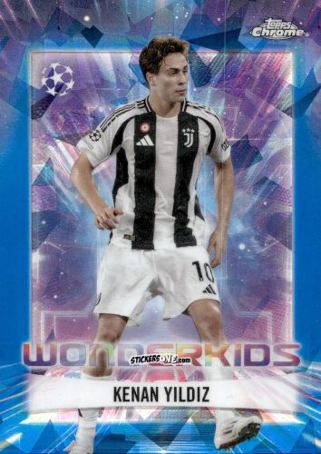 Cromo Kenan Yildiz - Chrome Uefa Club Competitions 2024-2025 n. WK-19 - Topps