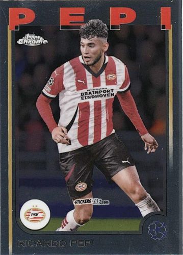 Cromo Ricardo Pepi - Chrome Uefa Club Competitions 2024-2025 n. 63 - Topps