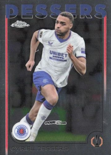Figurina Cyriel Dessers - Chrome Uefa Club Competitions 2024-2025 n. 80 - Topps
