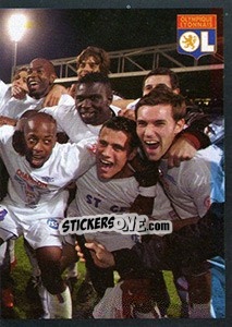 Sticker 28-5-2005 Lyon-Nice 0-0 - SuperFoot 2005-2006 n. 5 - Panini