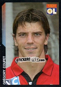 Sticker Grégory Coupet - SuperFoot 2005-2006 n. 9 - Panini