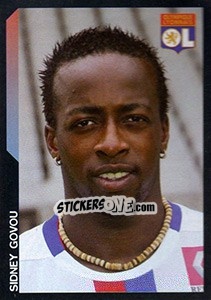 Sticker Sidney Govou - SuperFoot 2005-2006 n. 11 - Panini