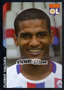 Sticker Florent Malouda - SuperFoot 2005-2006 n. 14 - Panini