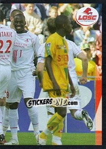 Cromo 14-5-2005 Nantes-Lille 1-3 - SuperFoot 2005-2006 - Panini