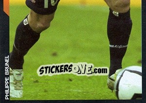 Sticker Philippe Brunel - SuperFoot 2005-2006 n. 22 - Panini