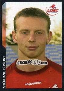 Figurina Stéphane Dumont - SuperFoot 2005-2006 n. 26 - Panini