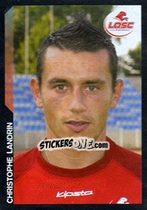 Sticker Christophe Landrin - SuperFoot 2005-2006 n. 27 - Panini