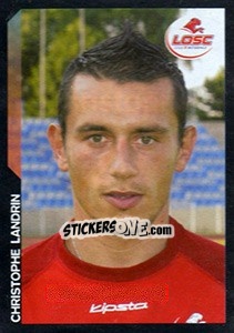 Sticker Christophe Landrin - SuperFoot 2005-2006 - Panini