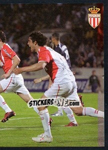 Sticker 21-5-2005 Bordeaux-Monaco 1-1 - SuperFoot 2005-2006 - Panini