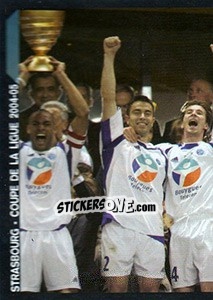 Sticker Strasbourg - Coupe de la Ligue 2004-05