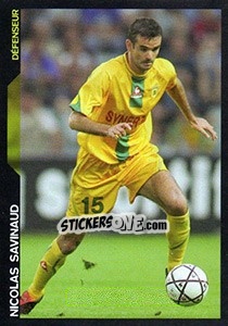 Sticker Nicolas Savinaud - SuperFoot 2005-2006 - Panini