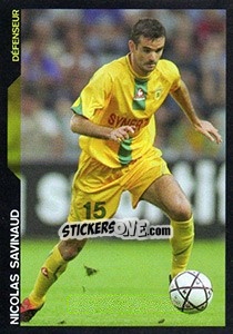 Sticker Nicolas Savinaud - SuperFoot 2005-2006 n. 92 - Panini