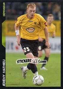 Sticker Jérémy Mathieu - SuperFoot 2005-2006 n. 95 - Panini