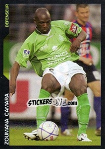 Sticker Zoumana Camara - SuperFoot 2005-2006 n. 98 - Panini