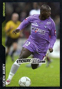 Sticker Lucien Aubey - SuperFoot 2005-2006 n. 100 - Panini