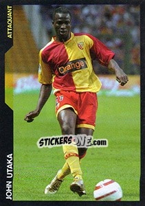 Sticker John Utaka - SuperFoot 2005-2006 n. 128 - Panini