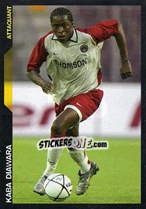 Figurina Kaba Diawara - SuperFoot 2005-2006 n. 136 - Panini