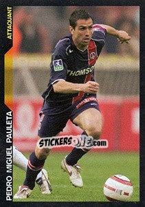 Sticker Pedro Miguel Pauleta - SuperFoot 2005-2006 n. 138 - Panini