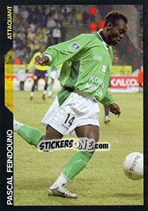 Sticker Pascal Feindouno - SuperFoot 2005-2006 - Panini