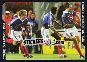 Sticker France-Afrique du Sud - SuperFoot 2005-2006 n. 151 - Panini