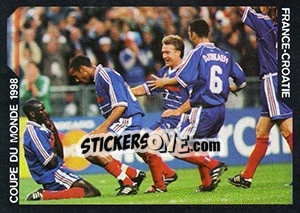 Sticker France-Croatie - SuperFoot 2005-2006 n. 154 - Panini