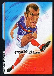 Sticker Zinedine Zidane - SuperFoot 2005-2006 n. 158 - Panini
