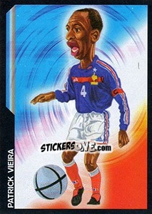Sticker Patrick Vieira - SuperFoot 2005-2006 n. 161 - Panini