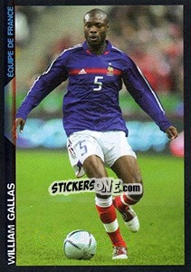 Sticker William Gallas - SuperFoot 2005-2006 n. 171 - Panini