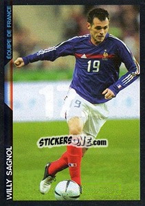 Sticker Willy Sagnol - SuperFoot 2005-2006 - Panini