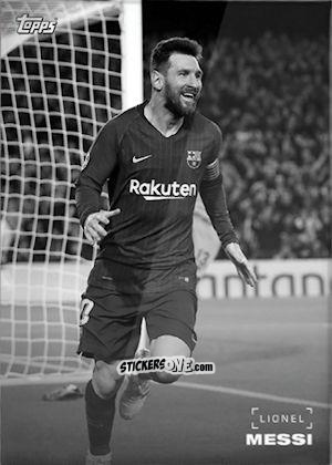 Sticker Lionel Messi - On-Demand UEFA Champions League Black and White 2019
 n. 2 - Topps