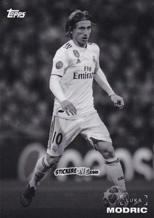 Sticker Luka Modric - On-Demand UEFA Champions League Black and White 2019
 n. 8 - Topps