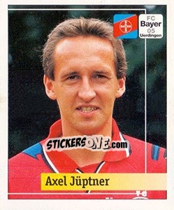 Sticker Axel Jüptner - German Football Bundesliga 1994-1995. Final phase - Panini