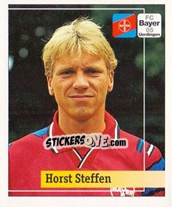 Sticker Horst Steffen - German Football Bundesliga 1994-1995. Final phase - Panini