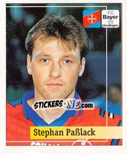 Sticker Stephan Paßlack - German Football Bundesliga 1994-1995. Final phase n. 188 - Panini