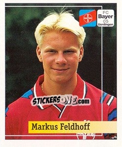 Sticker Markus Feldhoff - German Football Bundesliga 1994-1995. Final phase - Panini