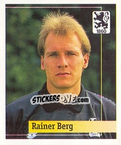 Sticker Rainer Berg - German Football Bundesliga 1994-1995. Final phase n. 193 - Panini
