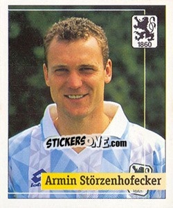 Sticker Armin Störzenhofecker - German Football Bundesliga 1994-1995. Final phase - Panini