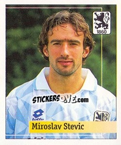 Sticker Miroslav Stevic - German Football Bundesliga 1994-1995. Final phase n. 199 - Panini