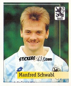 Figurina Manfred Schwabl - German Football Bundesliga 1994-1995. Final phase n. 202 - Panini