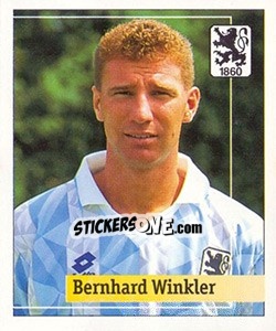 Sticker Berhard Winkler - German Football Bundesliga 1994-1995. Final phase n. 204 - Panini