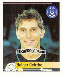 Sticker Holger Gehrke - German Football Bundesliga 1994-1995. Final phase - Panini