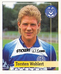 Cromo Torsten Wohlert - German Football Bundesliga 1994-1995. Final phase - Panini