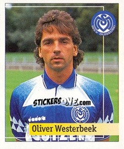 Figurina Oliver Westerbeek - German Football Bundesliga 1994-1995. Final phase n. 208 - Panini