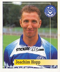 Sticker Joachim Hopp - German Football Bundesliga 1994-1995. Final phase - Panini