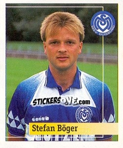 Cromo Stefan Böger - German Football Bundesliga 1994-1995. Final phase - Panini