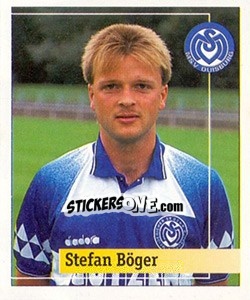 Sticker Stefan Böger - German Football Bundesliga 1994-1995. Final phase n. 212 - Panini